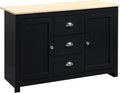 White Kitchen Sideboard with 3 Drawers K323128