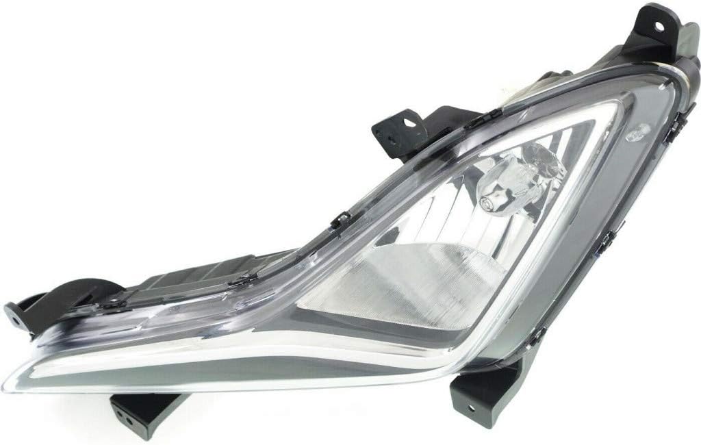 Fog Light Assembly Passenger Side with Bulbs L8898