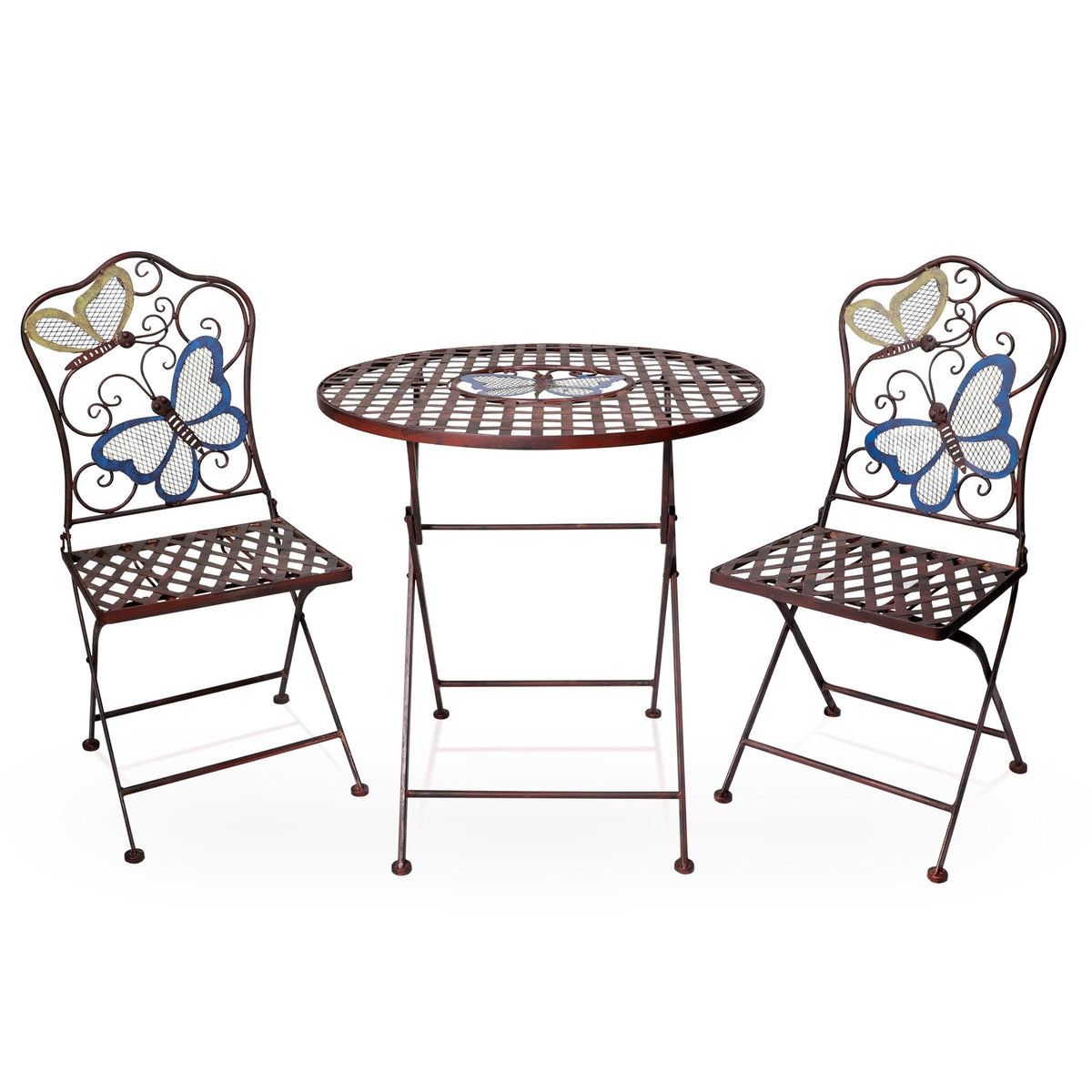 Alpine Butterfly Table and Two Chairs Bistro Set N51565