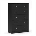 Black 5-Drawer Chest Z81726