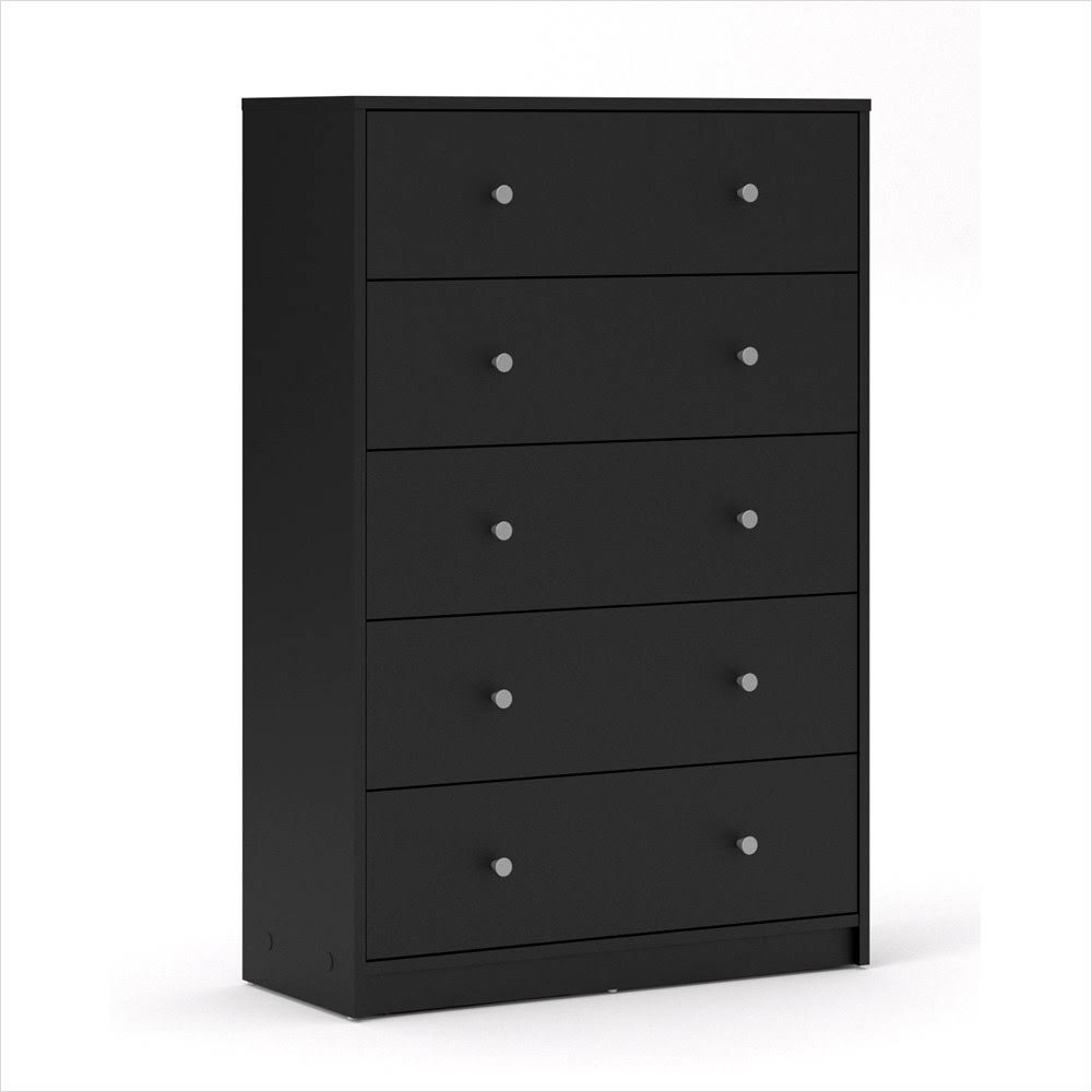 Black 5-Drawer Chest Z81726