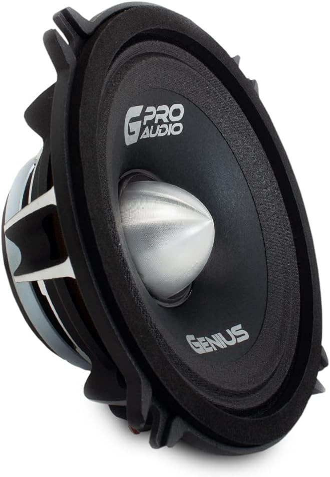 6.5 Midrange Speaker 300 Watts Max 150 Watts RMS Aluminium Bullet Car Audio Speaker Neodymium Magnet 4 Ohm Reinforced Paper Cone Y263