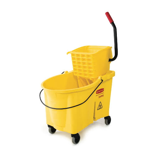 Yellow 44 Quart Bucket & Wringer G2432