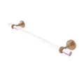 24 in. Brushed Bronze Towel Bar with Twisted Accents C83247