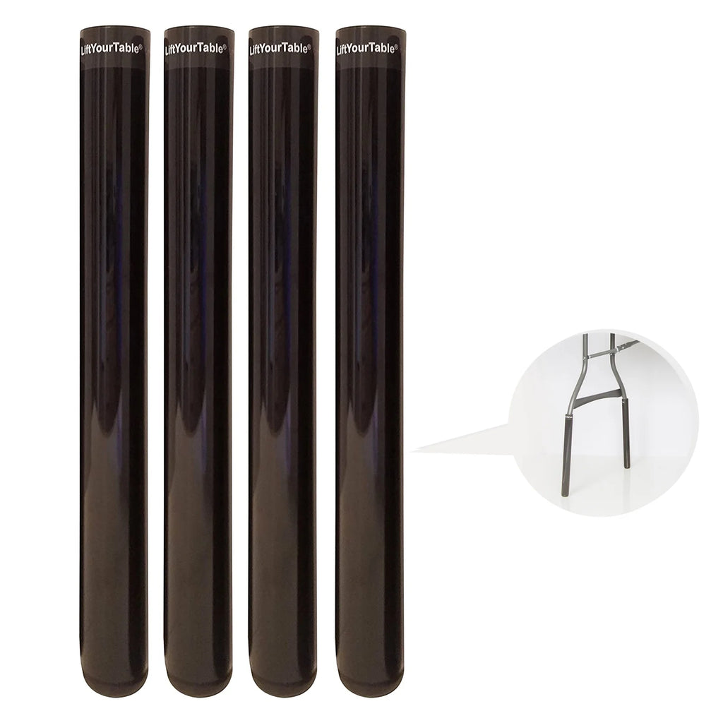 Black Folding Table Risers, Set of 4 U2363