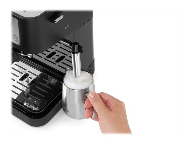 Black Stainless Steel 15 Bar Coffee Machine with Cappuccinatore F74967