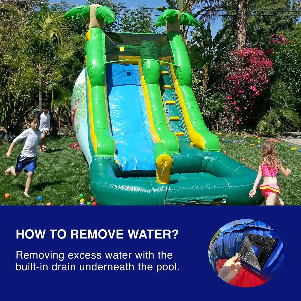 Inflatable Slide with Splash Pool J7459