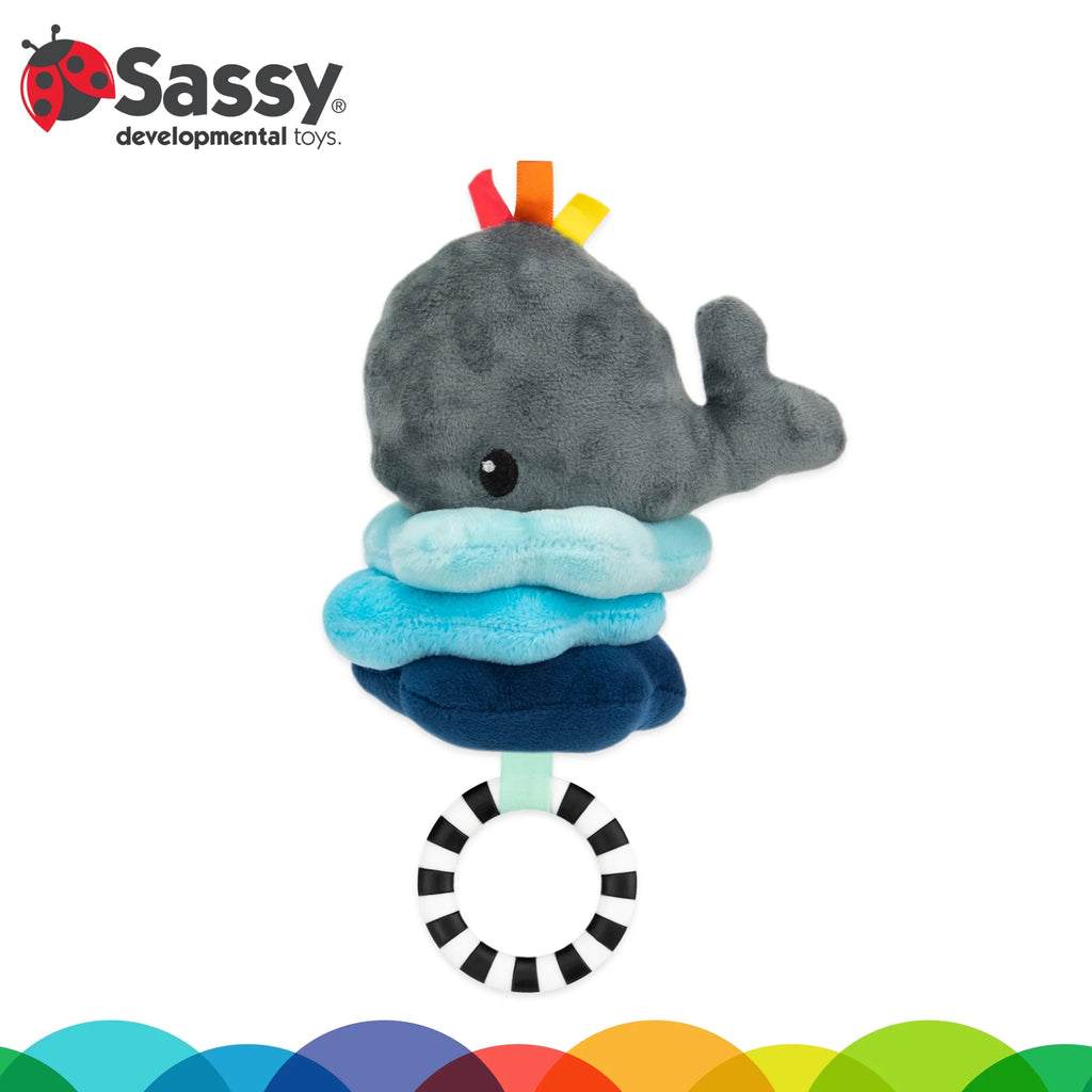 Sensory Pull Down Stroller Toy with Vibrating Upward Motion C220944
