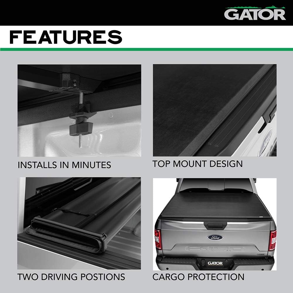 Soft Tri-Fold Truck Bed Tonneau Cover for 8' 2" Bed A3745