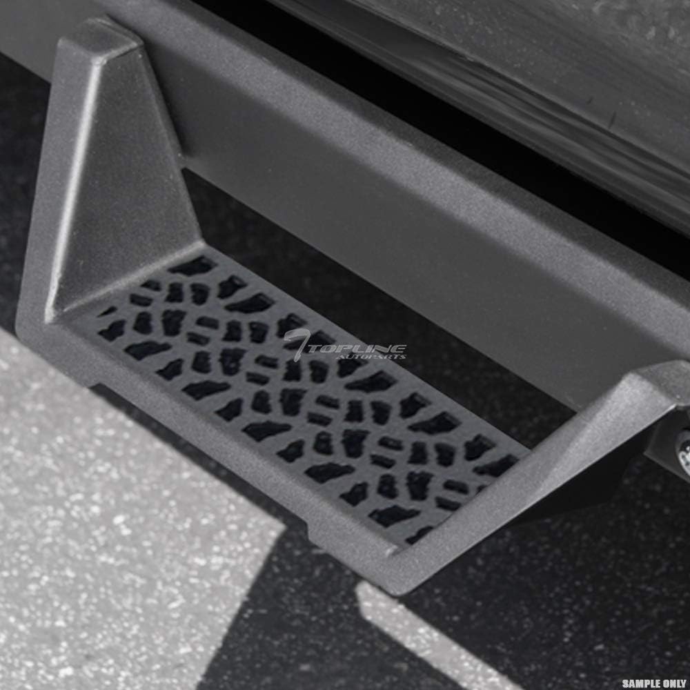 Matte Black Modular Drop Step Side Nerf Bars Rail Running Boards D285