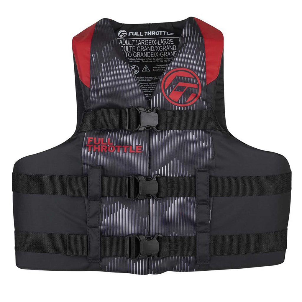 Red Nylon Life Jacket 2XL 4XL L6900