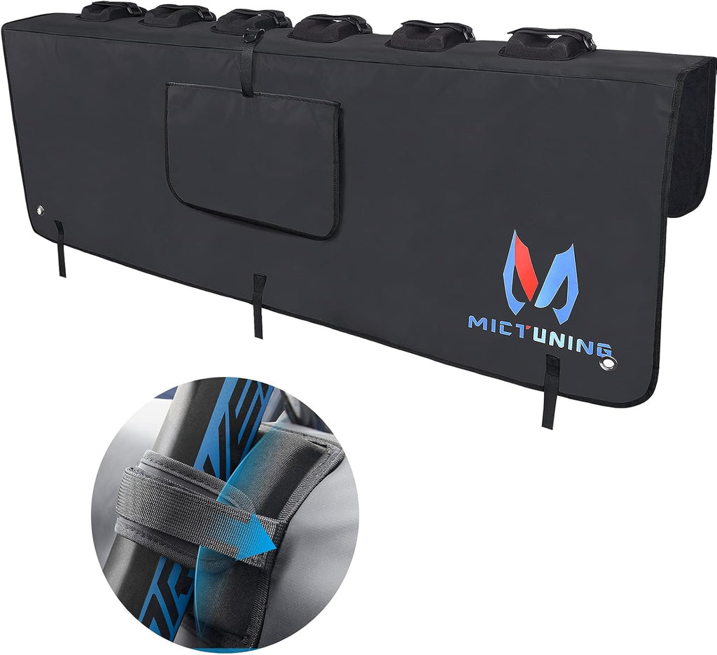 Upgrade Tailgate Pad for Bike Trucks, Bicycle Tailgate Mat for Mountain Bike Carrier up to 5 Bikes U15705