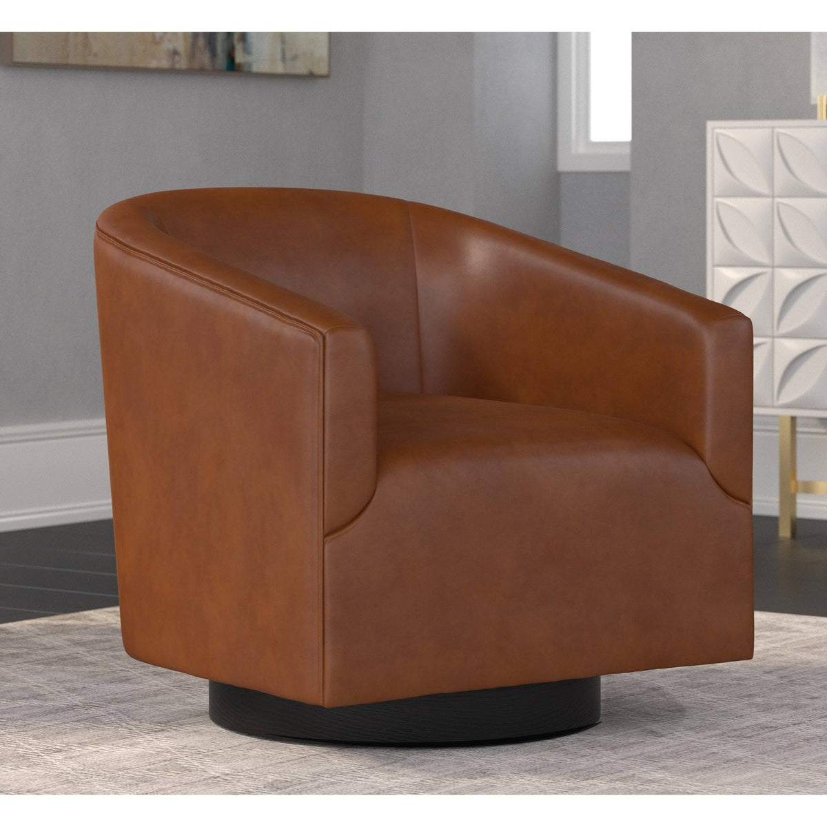 Black Swivel Chair W1074