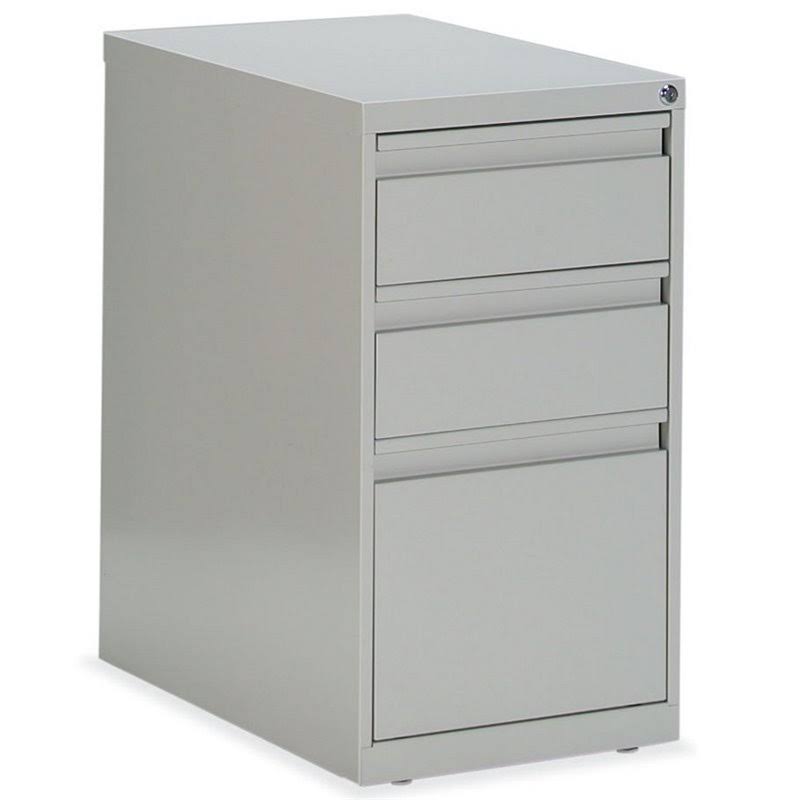 Light Grey 3 Drawer Vertical Metal File Cabinet D660049