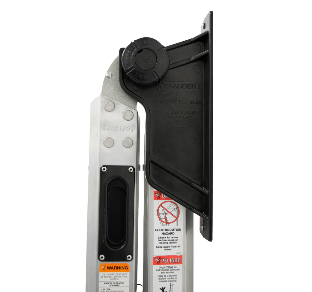 Aluminum Multi-Position Ladder with Wall Mount Q851