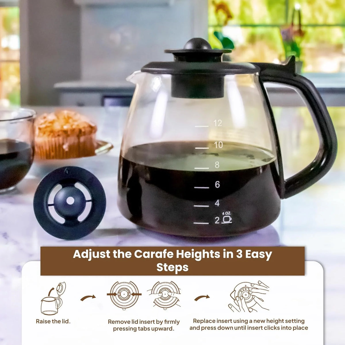 12 Cup Replacement Carafe W27337