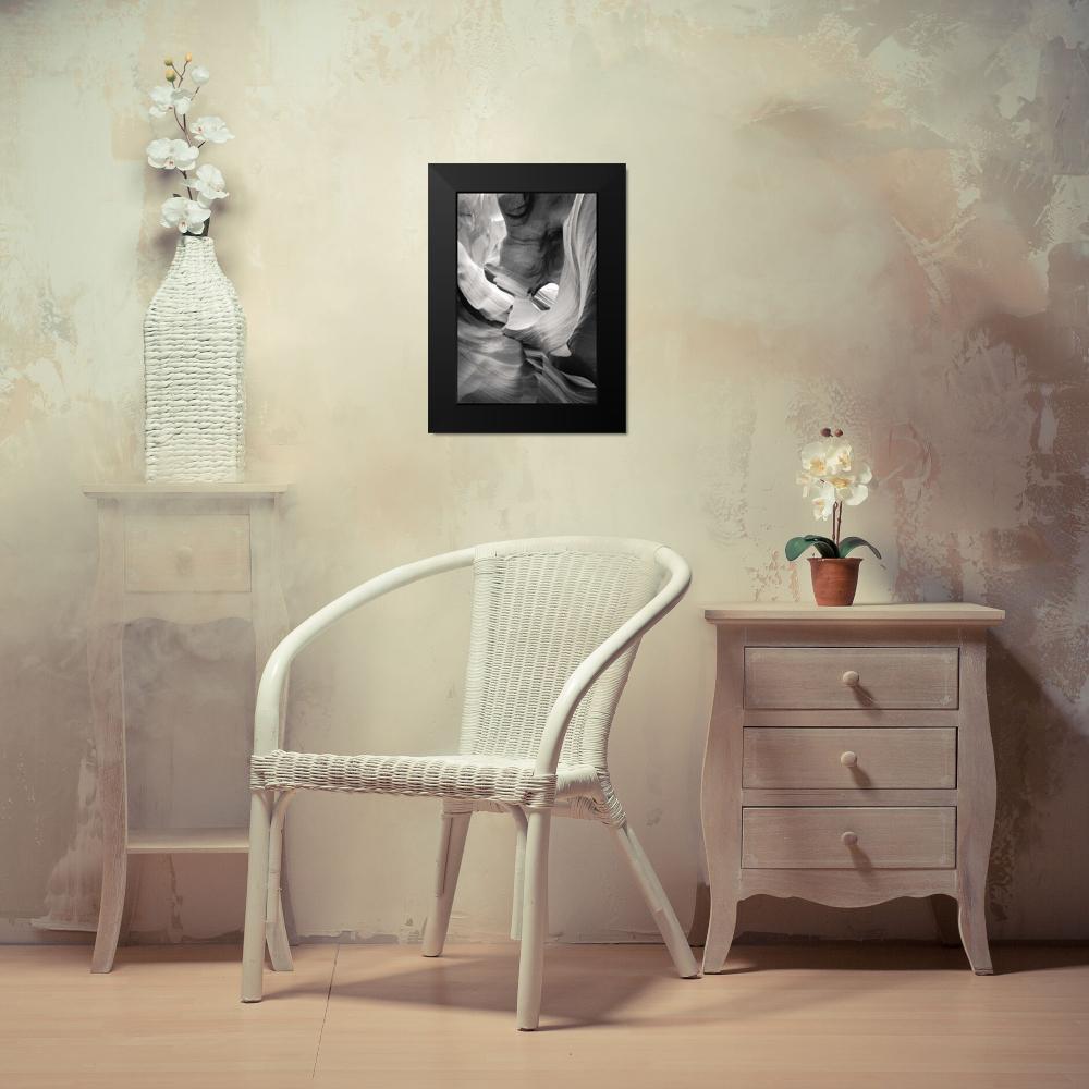 Black Modern Framed Museum Art Print T834