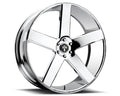 Chrome 1-Piece Cast Wheel 24x10 5x115 20mm M2954