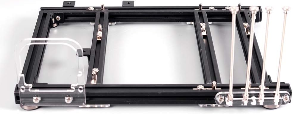Black Aluminum Open Air PC Test Bench Pack of 2 A984