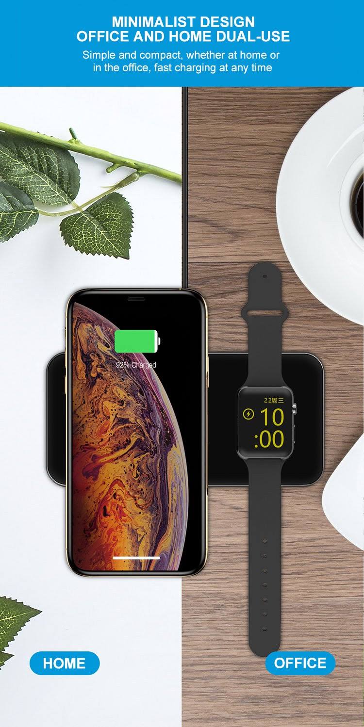 3 in 1 Glass Wireless Charge Pad E55638