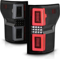 Black Smoked LED Sequential Tail Lights Assembly F791114