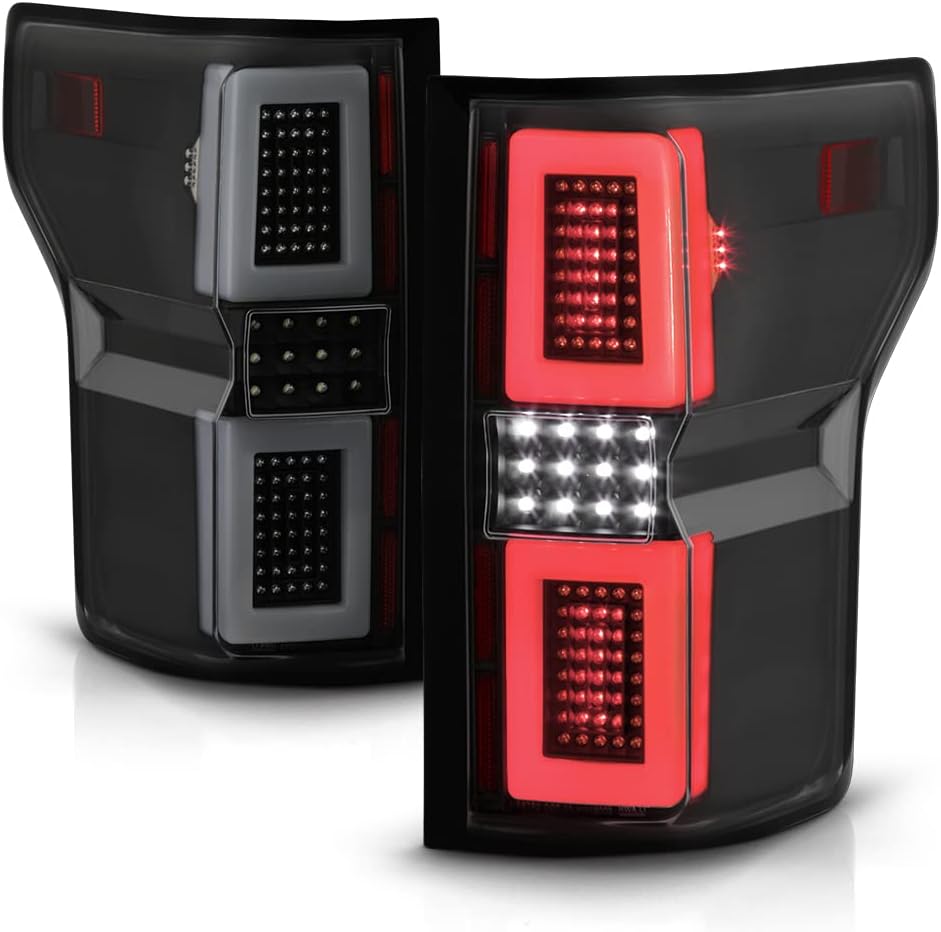 Black Smoked LED Sequential Tail Lights Assembly F791114