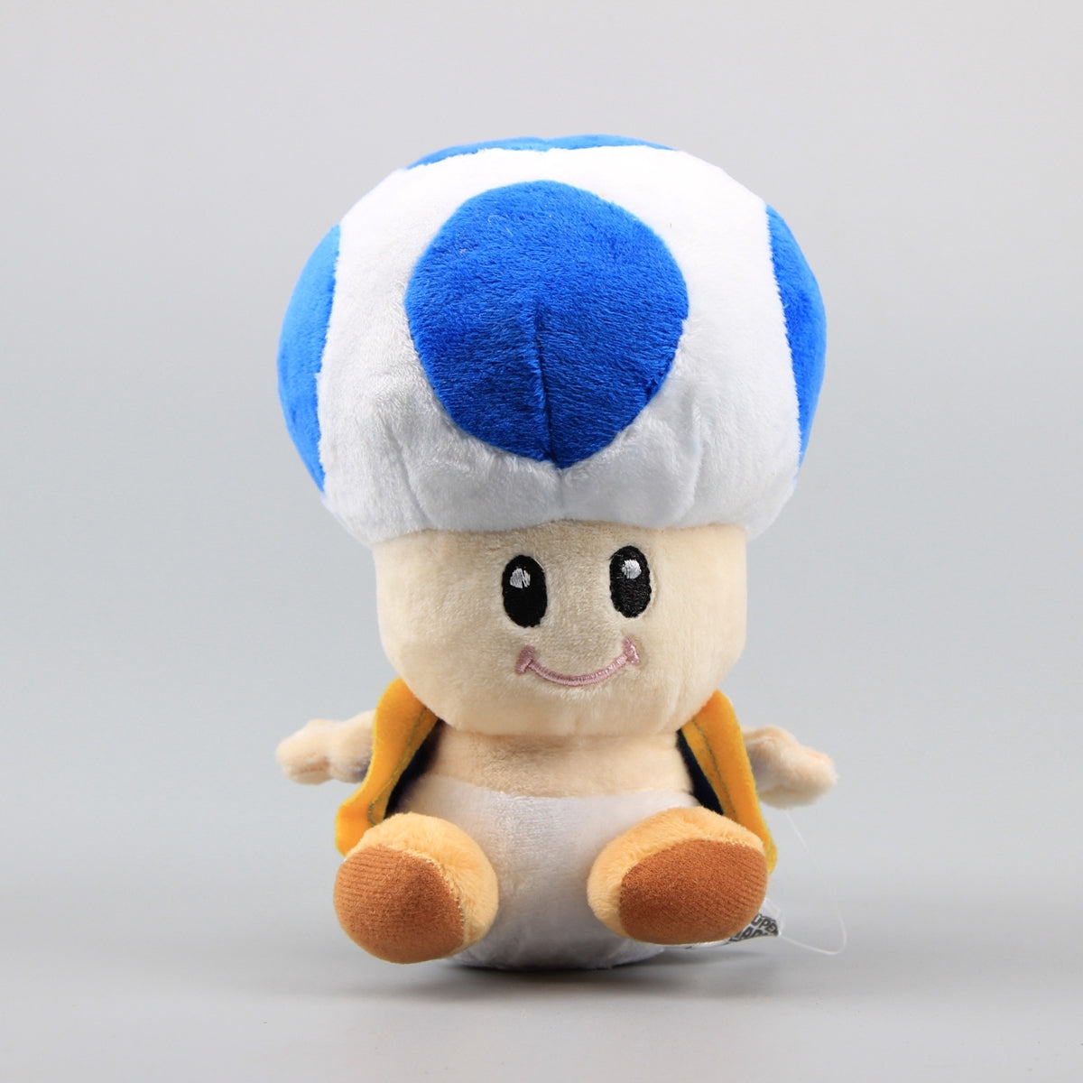 Blue Toad Plush Mushroom Toy 7'' T7089