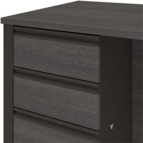 3 Drawer File Cabinet in Bark Gray and Slate A3190