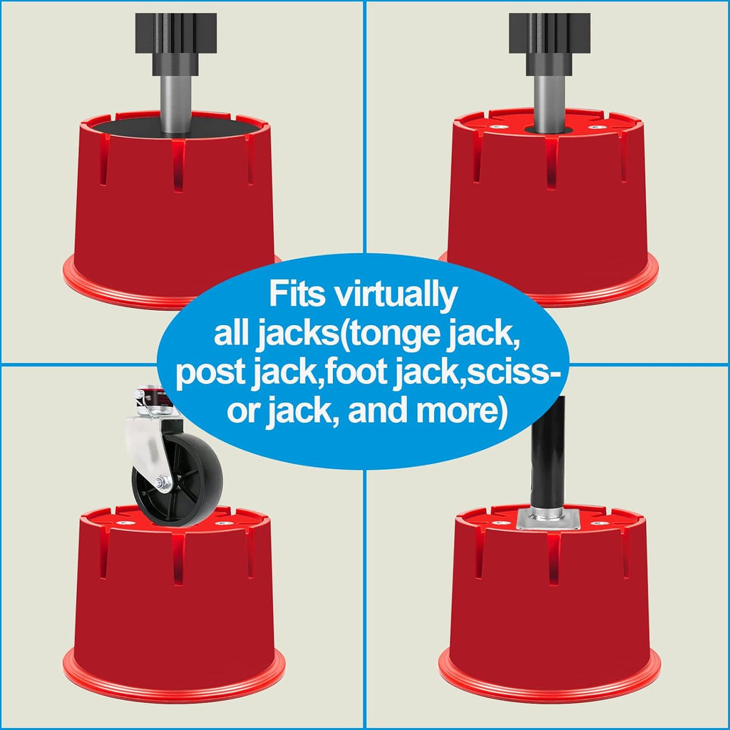Jack Block for RV Travel Trailer, Fifth Wheel, Popup Camper, Toy Hauler, Supports up to 10000 lbs per Block U9261