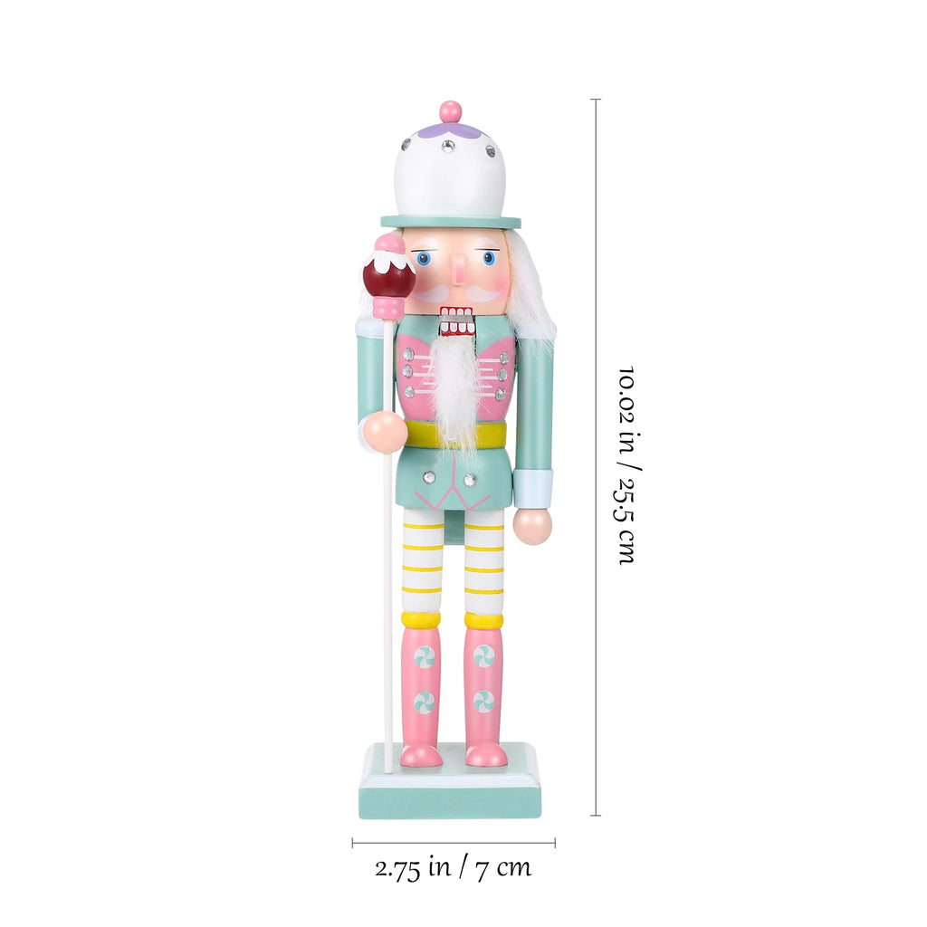 Turquoise Wooden Nutcracker Statue K2465