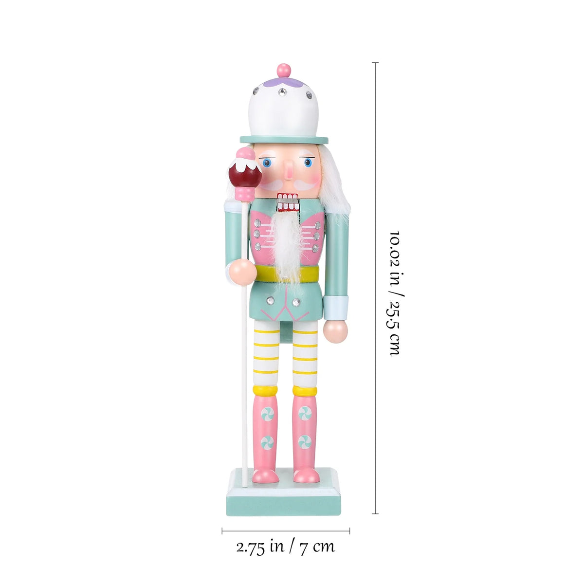 Turquoise Wooden Nutcracker Statue K2465