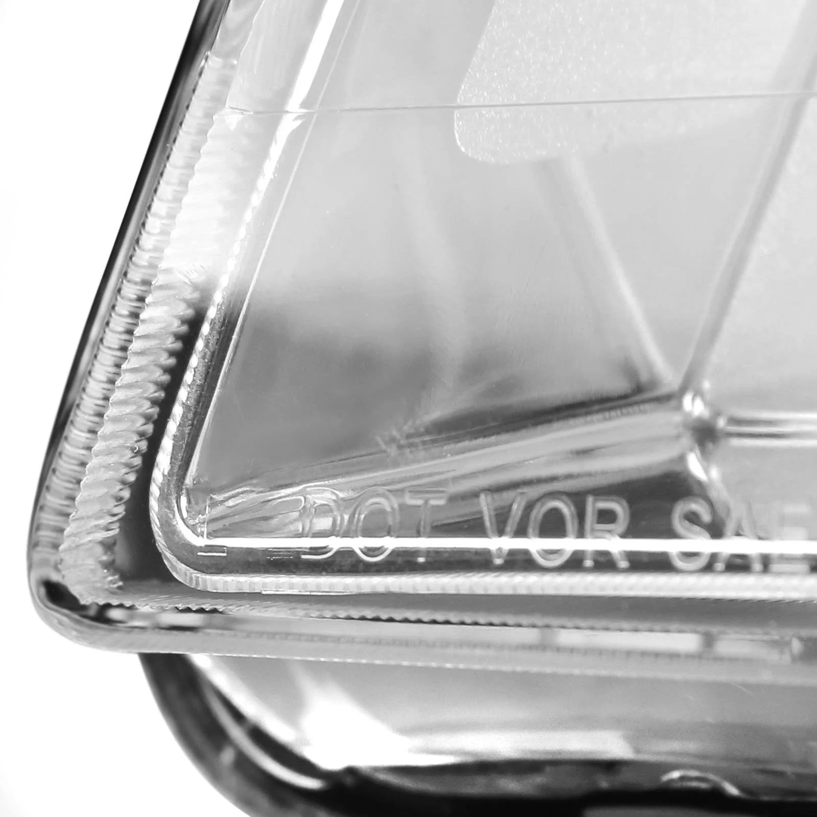 Silver Head Light Assembly Left Right Pair M8785