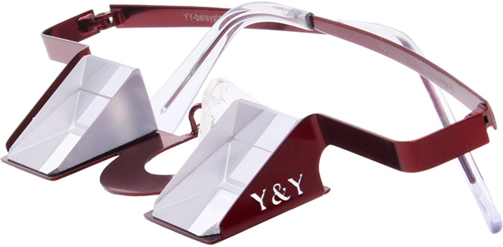 Bordeaux Red Vertical Belay Glasses T5629