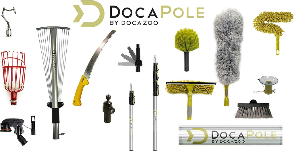 Telescoping Extension Pole Pruning Pole Saw with Feather Duster Pack of 2 V653