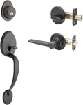 Front Door Handle Set, Tuscan Bronze X2316