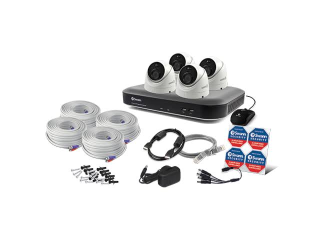4 Camera 8 Channel 4K Ultra HD DVR Security System Q68236