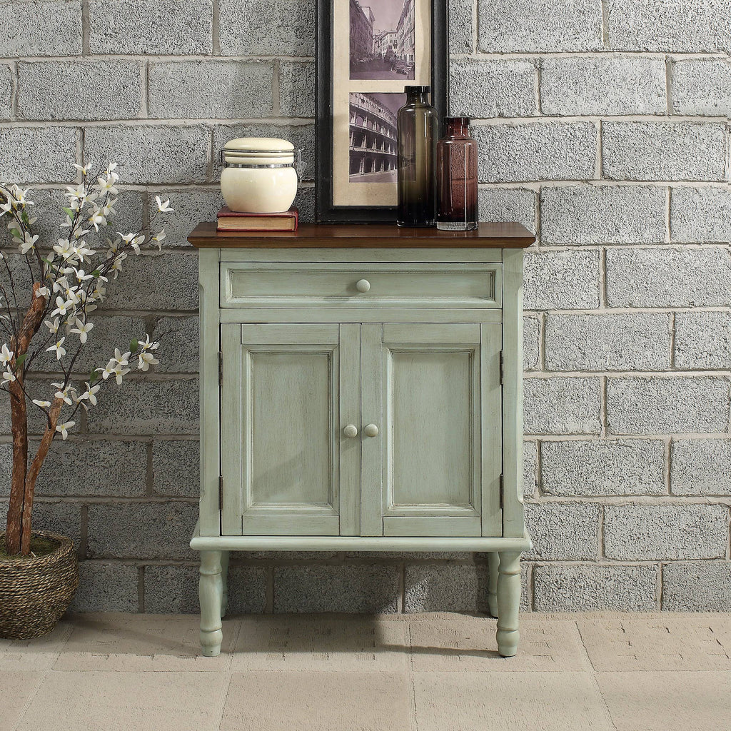 White Wood Accent Cabinet N5093