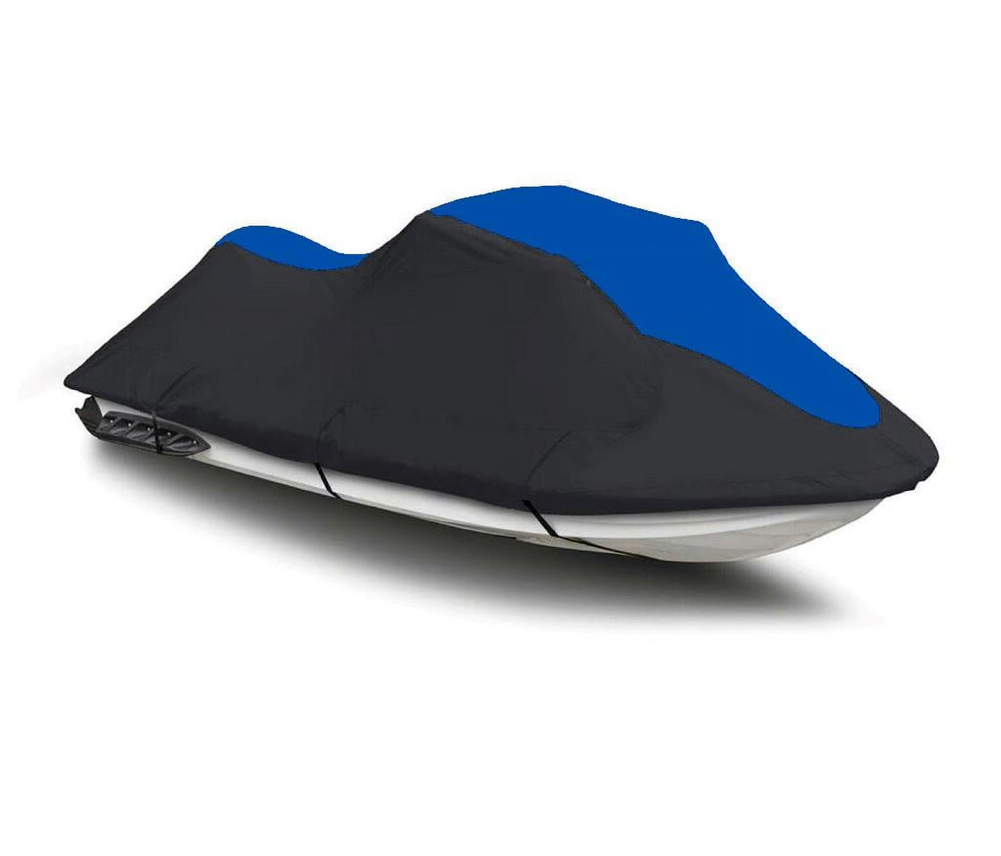 Black Blue Heavy-Duty 600 Denier Jet Ski PWC Cover 2 Seater B337