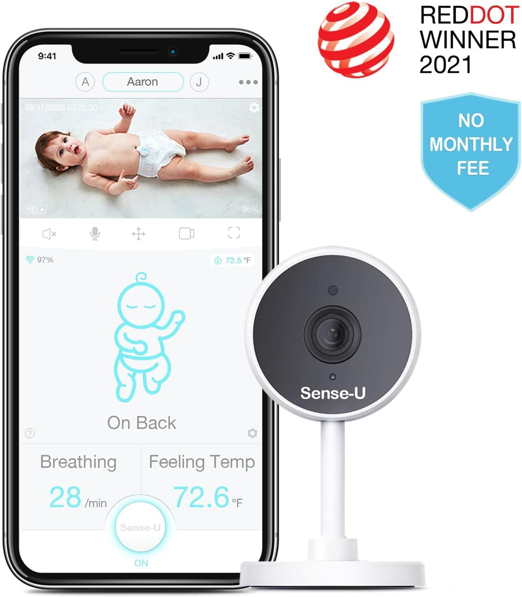 1080P HD WiFi Video Baby Monitor with Night Vision and 2-Way Talk V65847