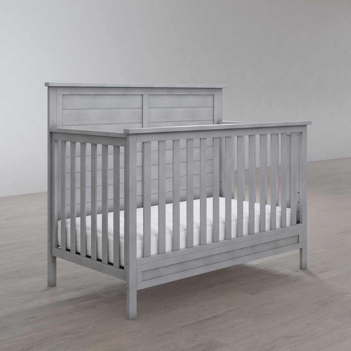 Rustic Grey 5-in-1 Convertible Crib F986932