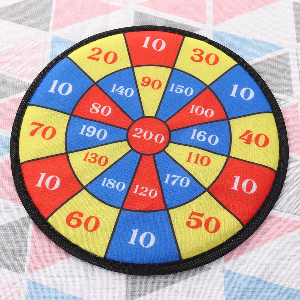 Self-adhesive Dartboard Toy Set with 2Pcs Balls C911417