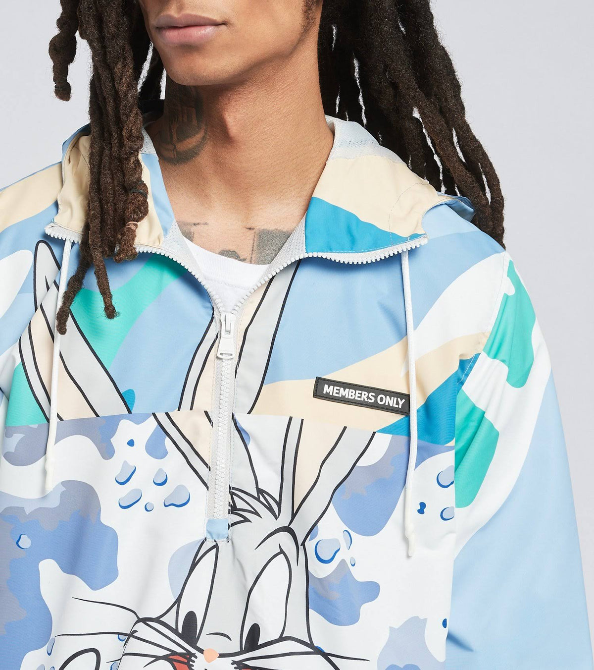 Camo Popover Windbreaker F3483