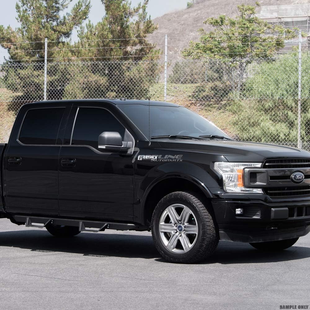 Matte Black Modular Drop Step Side Nerf Bars Rail Running Boards D285