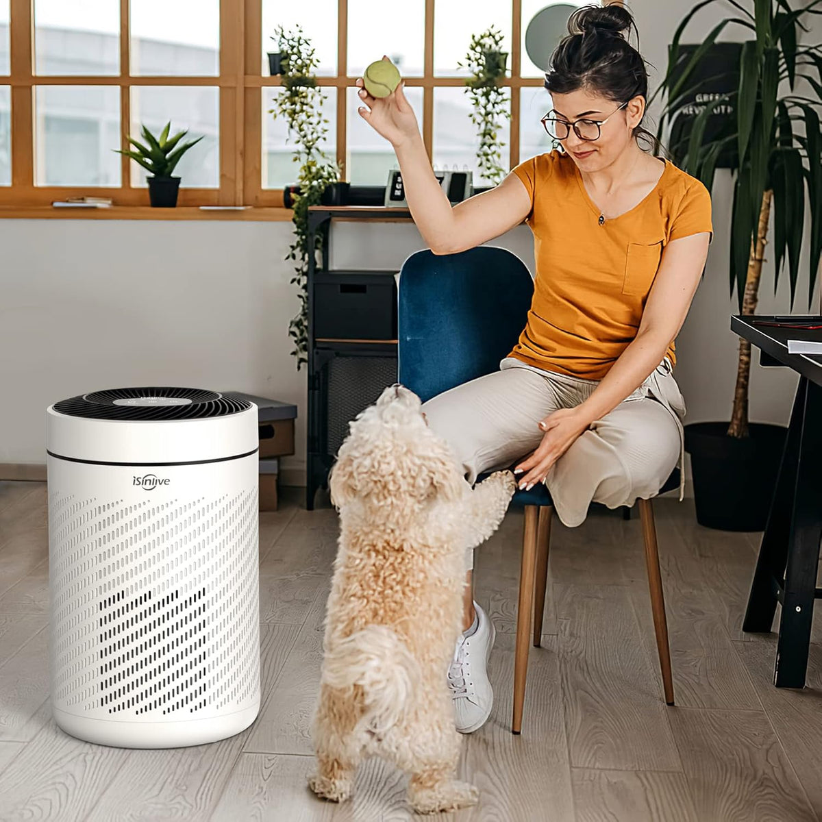 HEPA Air Purifier with PM2.5 Smart Sensor, H13 True HEPA, 22dB R883839