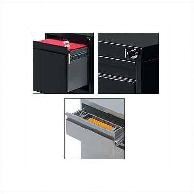 Light Grey 3 Drawer Vertical Metal File Cabinet D660049