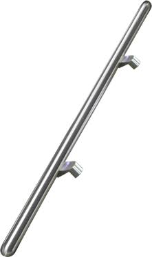 Offset Mounting Vertical Pull 20x22 CtC Antique Nickel I39227