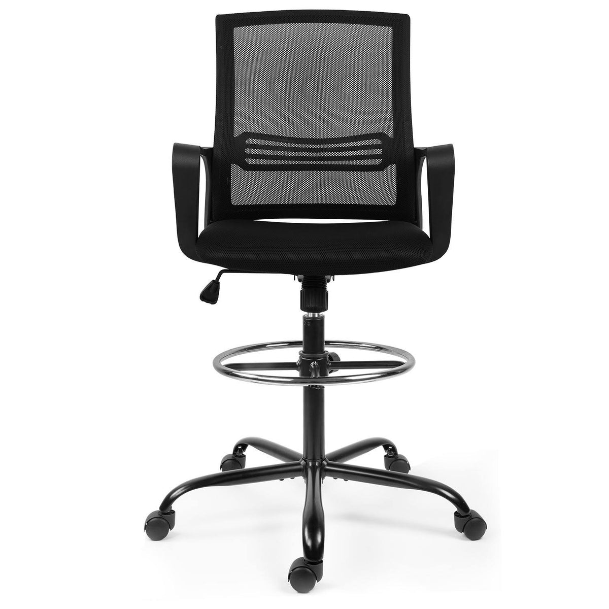 Black Adjustable Height Swivel Task Chair F36394