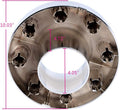 Chrome Open Front Wheel Center Hub Cap 2 PCS B5249