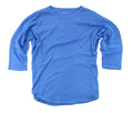 Beach Blue 3/4 Sleeve Vintage Jersey W387