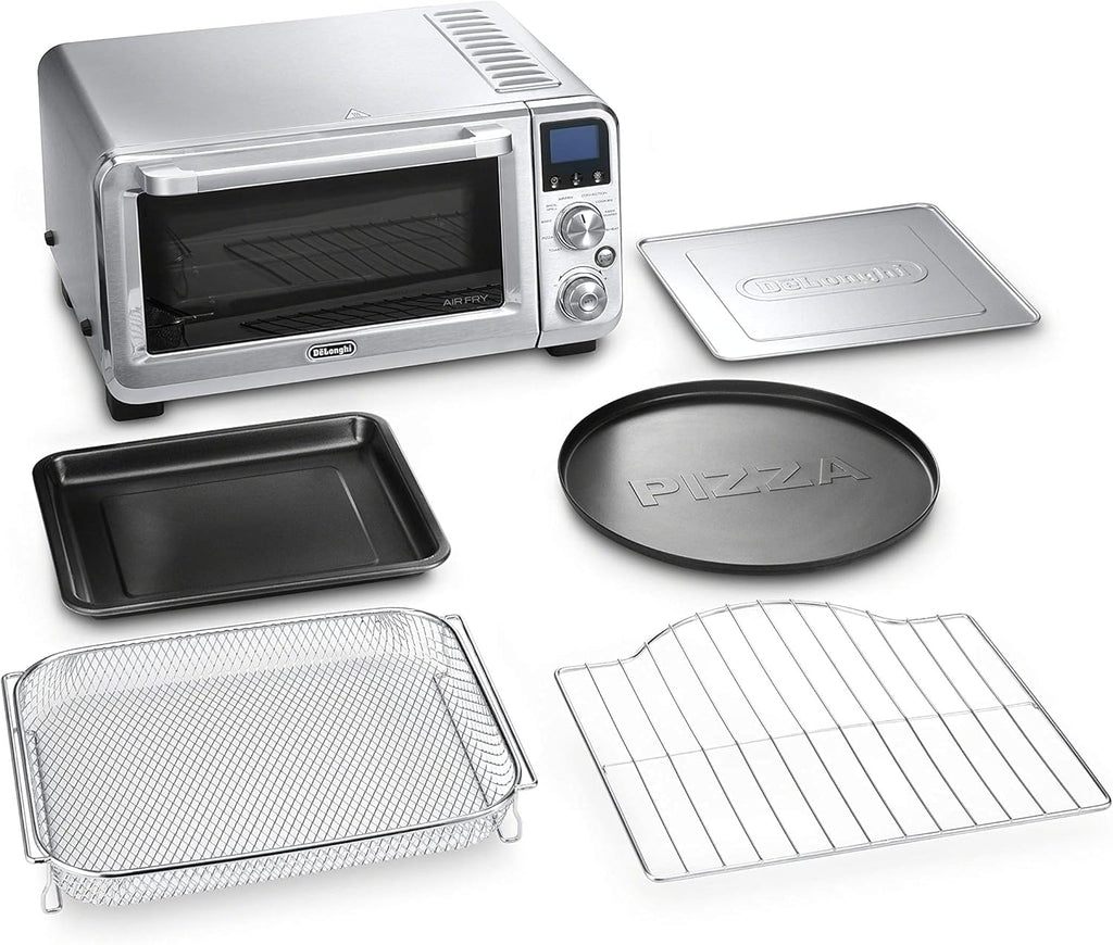 Stainless Steel 9-in-1 Digital Air Fry Convection Toaster Oven with Cooking Accessories M30336